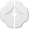 Ekena Millwork Percival Architectural Grade PVC Ceiling Medallion, 22"OD x 3"ID x 7 1/2"C x 1"P, Two-Piece CMP22PL2-03000 - alternate 1